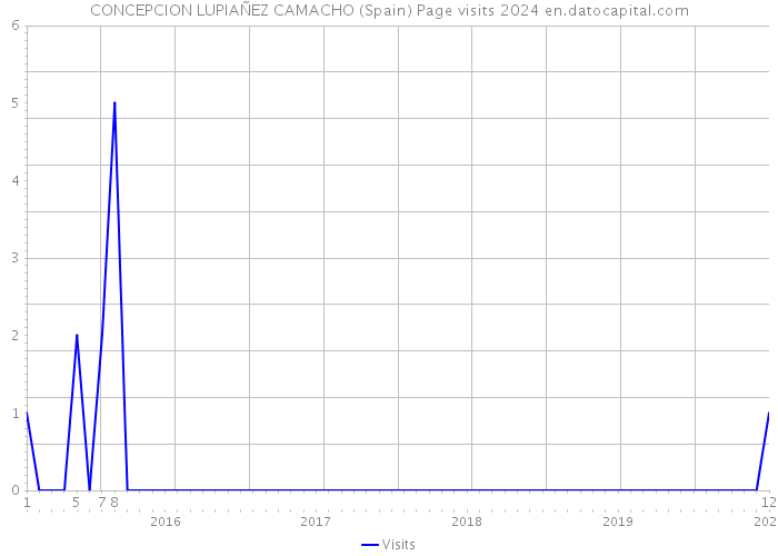 CONCEPCION LUPIAÑEZ CAMACHO (Spain) Page visits 2024 