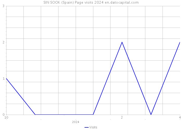 SIN SOOK (Spain) Page visits 2024 