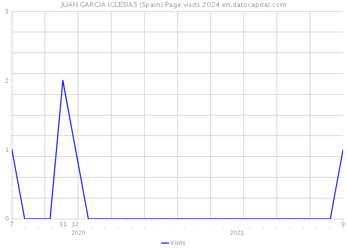 JUAN GARCIA IGLESIAS (Spain) Page visits 2024 