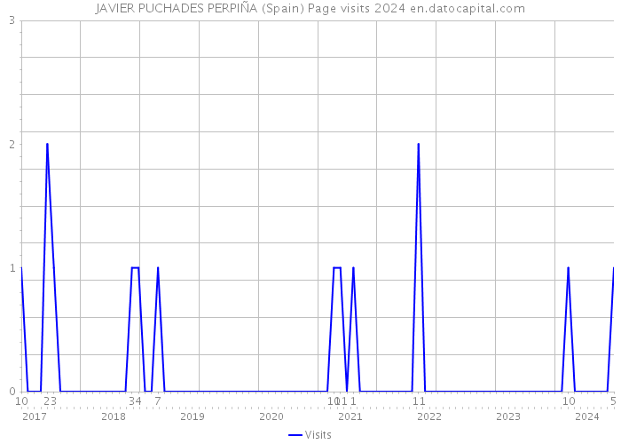JAVIER PUCHADES PERPIÑA (Spain) Page visits 2024 