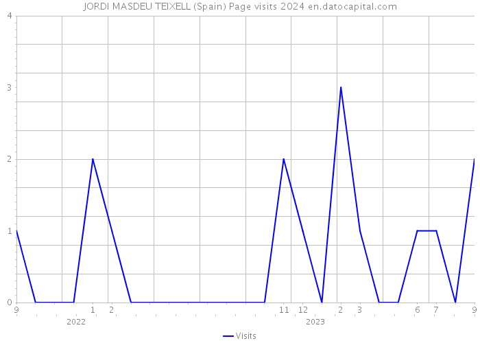 JORDI MASDEU TEIXELL (Spain) Page visits 2024 