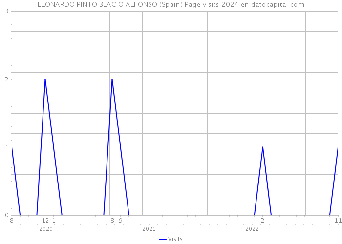 LEONARDO PINTO BLACIO ALFONSO (Spain) Page visits 2024 