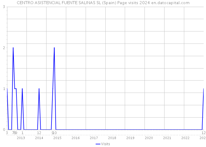 CENTRO ASISTENCIAL FUENTE SALINAS SL (Spain) Page visits 2024 