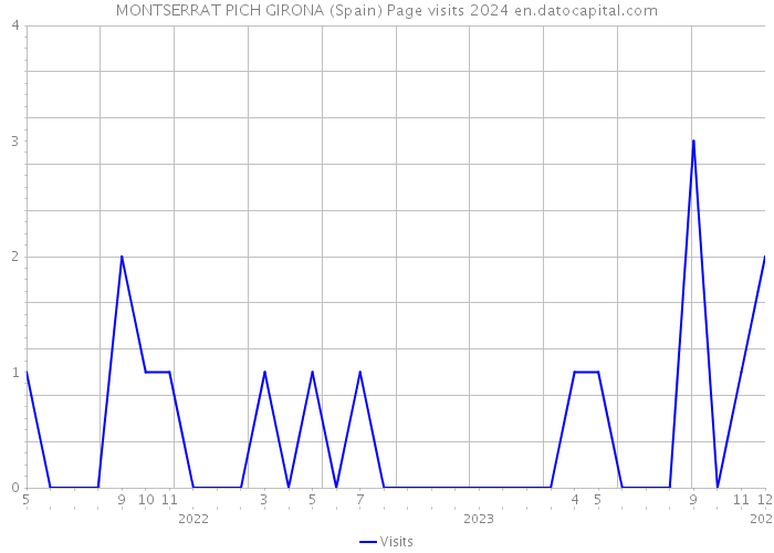 MONTSERRAT PICH GIRONA (Spain) Page visits 2024 