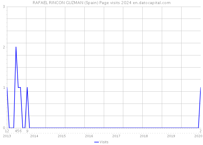 RAFAEL RINCON GUZMAN (Spain) Page visits 2024 