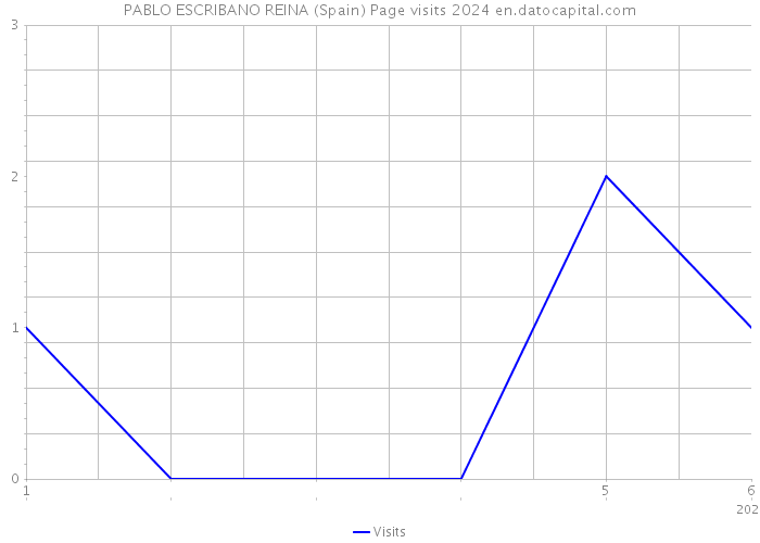 PABLO ESCRIBANO REINA (Spain) Page visits 2024 
