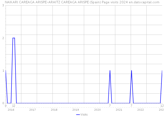 NAIKARI CAREAGA ARISPE-ARAITZ CAREAGA ARISPE (Spain) Page visits 2024 