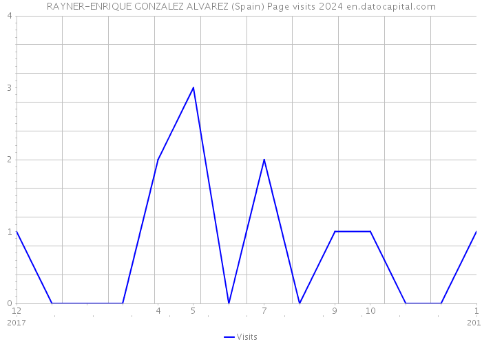 RAYNER-ENRIQUE GONZALEZ ALVAREZ (Spain) Page visits 2024 