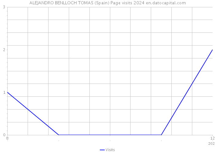 ALEJANDRO BENLLOCH TOMAS (Spain) Page visits 2024 