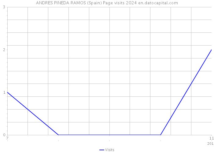 ANDRES PINEDA RAMOS (Spain) Page visits 2024 