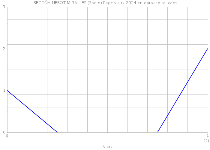 BEGOÑA NEBOT MIRALLES (Spain) Page visits 2024 