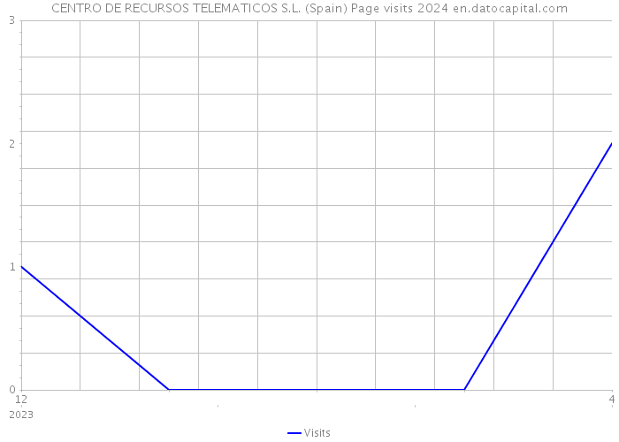 CENTRO DE RECURSOS TELEMATICOS S.L. (Spain) Page visits 2024 