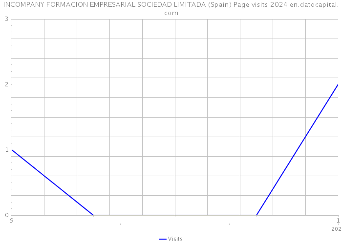 INCOMPANY FORMACION EMPRESARIAL SOCIEDAD LIMITADA (Spain) Page visits 2024 
