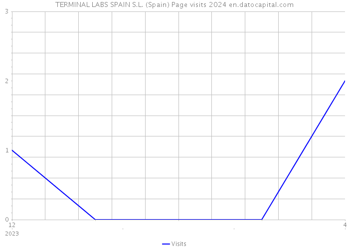 TERMINAL LABS SPAIN S.L. (Spain) Page visits 2024 