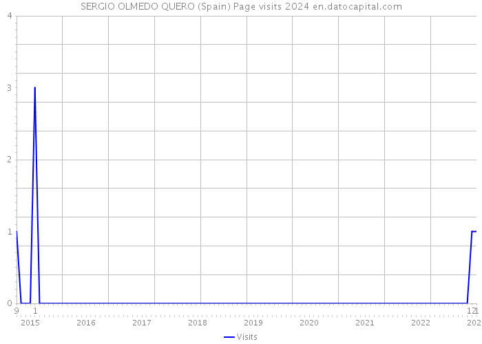 SERGIO OLMEDO QUERO (Spain) Page visits 2024 