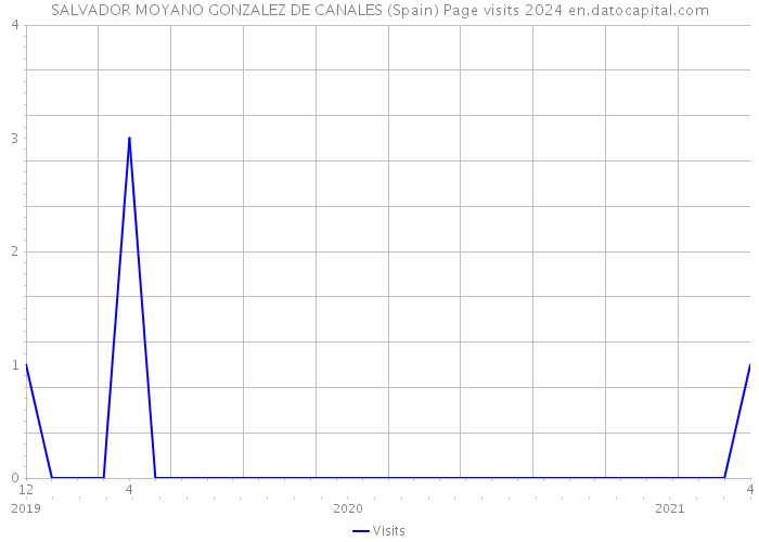 SALVADOR MOYANO GONZALEZ DE CANALES (Spain) Page visits 2024 