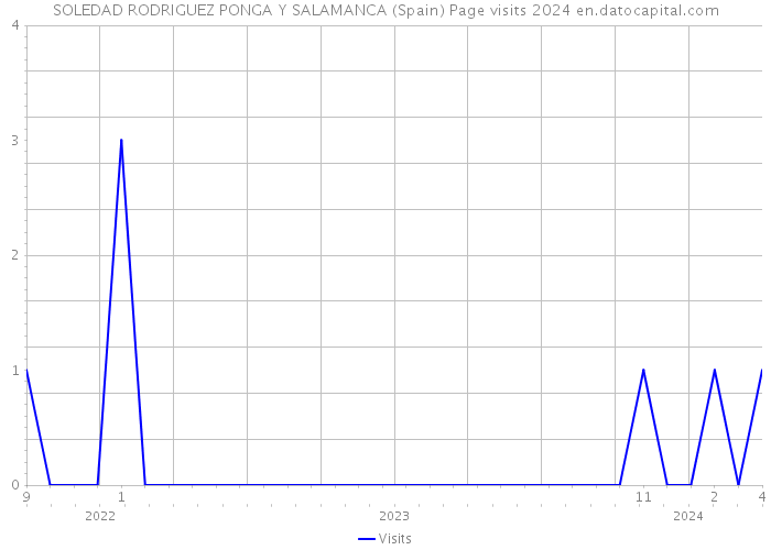 SOLEDAD RODRIGUEZ PONGA Y SALAMANCA (Spain) Page visits 2024 