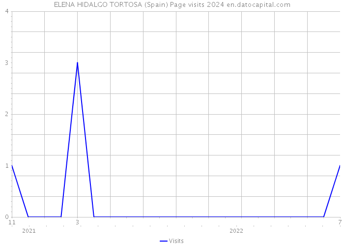 ELENA HIDALGO TORTOSA (Spain) Page visits 2024 