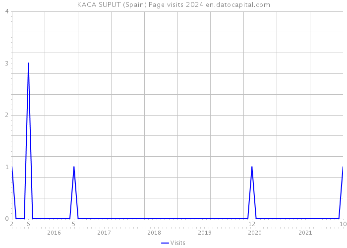 KACA SUPUT (Spain) Page visits 2024 