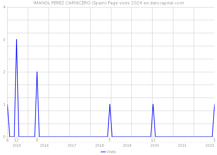 IMANOL PEREZ CARNICERO (Spain) Page visits 2024 