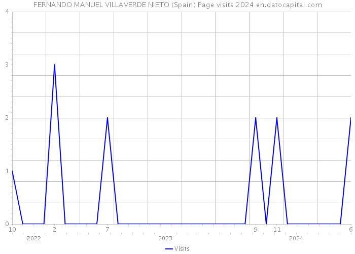 FERNANDO MANUEL VILLAVERDE NIETO (Spain) Page visits 2024 