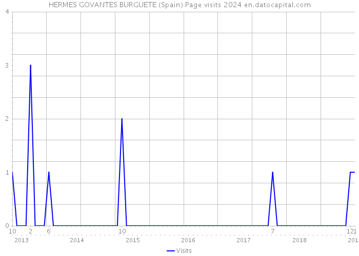HERMES GOVANTES BURGUETE (Spain) Page visits 2024 