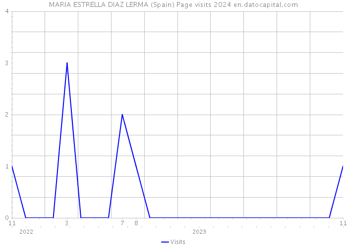 MARIA ESTRELLA DIAZ LERMA (Spain) Page visits 2024 
