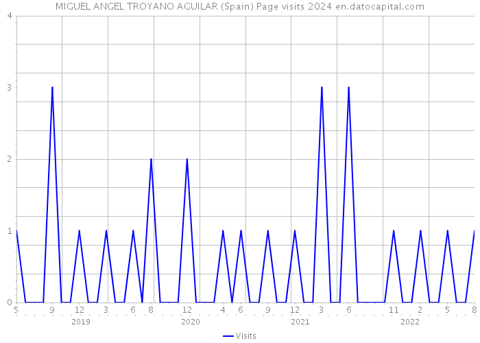 MIGUEL ANGEL TROYANO AGUILAR (Spain) Page visits 2024 