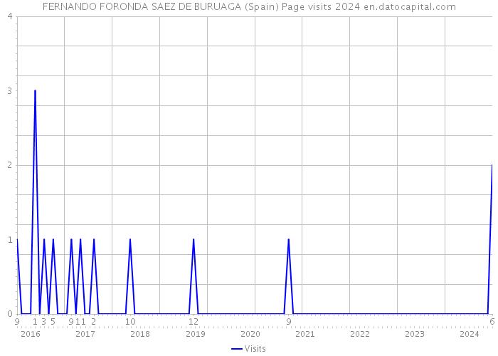 FERNANDO FORONDA SAEZ DE BURUAGA (Spain) Page visits 2024 