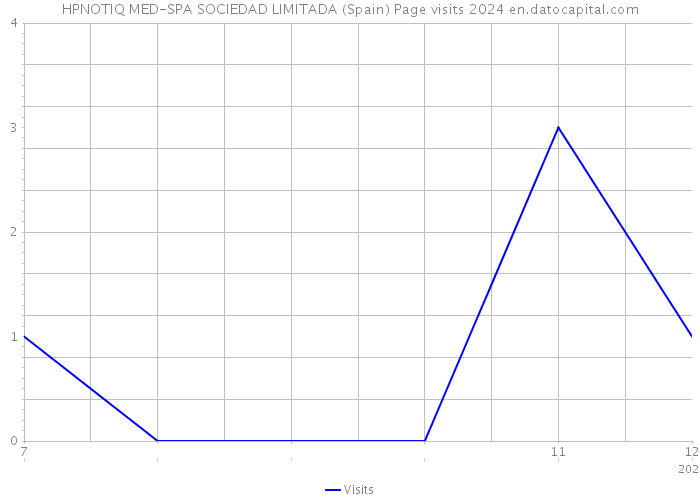 HPNOTIQ MED-SPA SOCIEDAD LIMITADA (Spain) Page visits 2024 