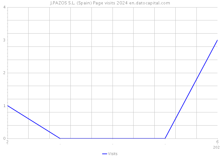 J.PAZOS S.L. (Spain) Page visits 2024 