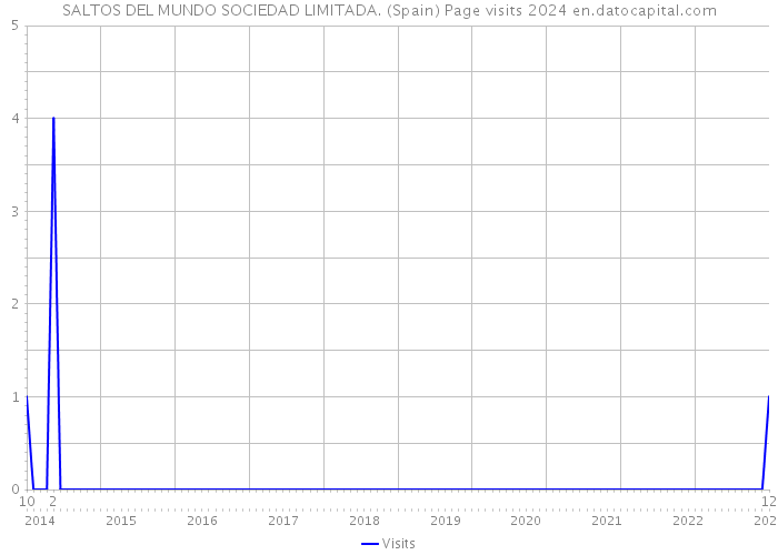 SALTOS DEL MUNDO SOCIEDAD LIMITADA. (Spain) Page visits 2024 