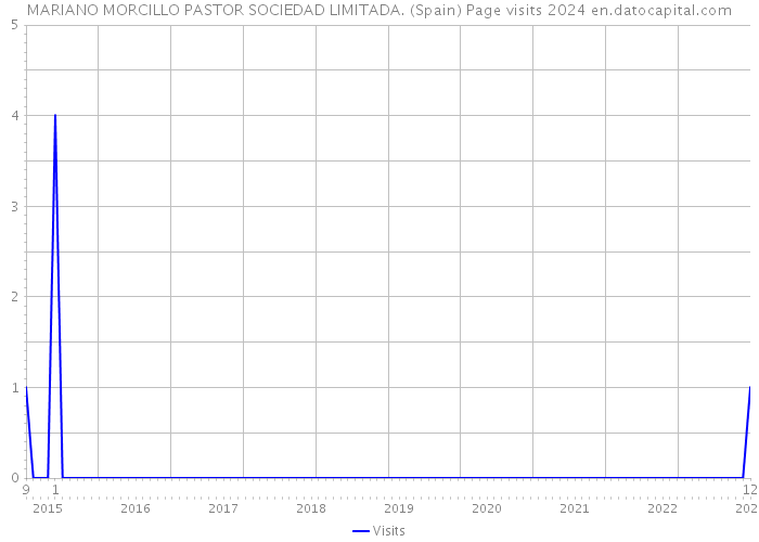 MARIANO MORCILLO PASTOR SOCIEDAD LIMITADA. (Spain) Page visits 2024 