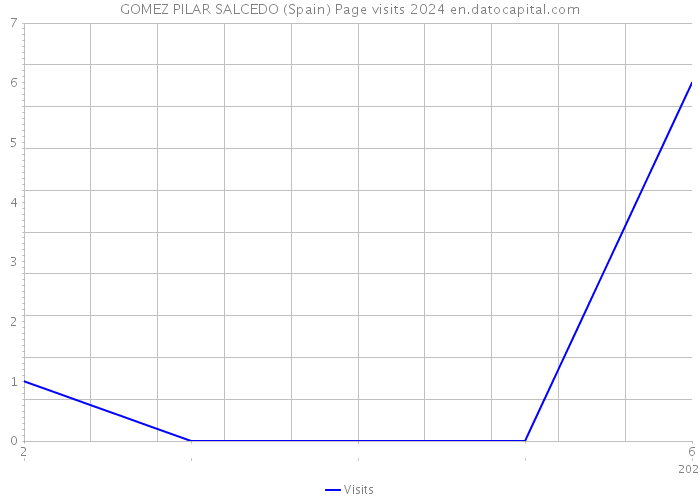 GOMEZ PILAR SALCEDO (Spain) Page visits 2024 