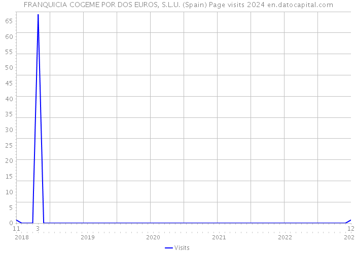  FRANQUICIA COGEME POR DOS EUROS, S.L.U. (Spain) Page visits 2024 