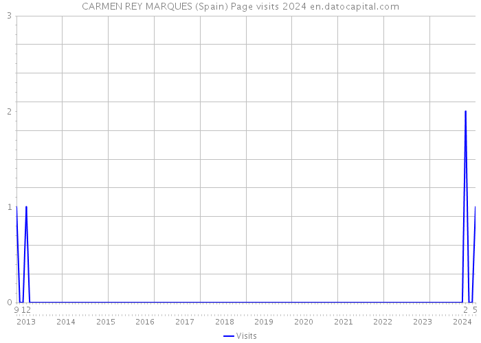 CARMEN REY MARQUES (Spain) Page visits 2024 