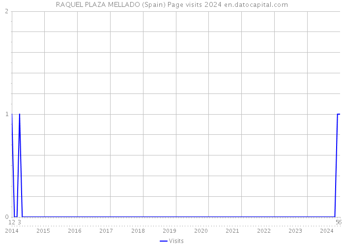 RAQUEL PLAZA MELLADO (Spain) Page visits 2024 