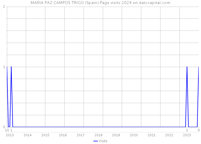 MARIA PAZ CAMPOS TRIGO (Spain) Page visits 2024 