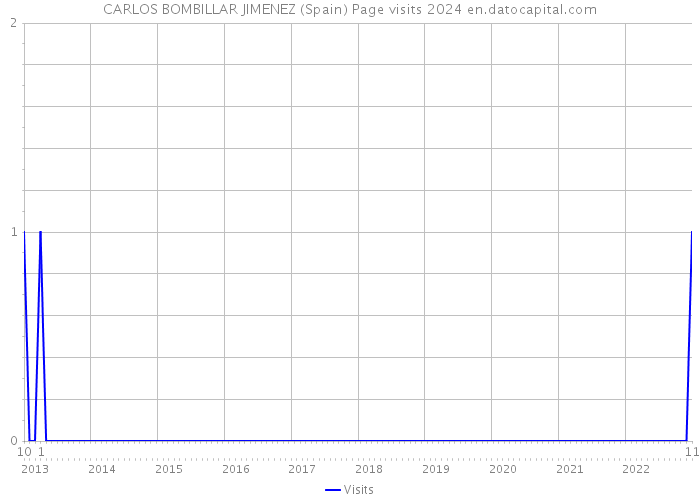 CARLOS BOMBILLAR JIMENEZ (Spain) Page visits 2024 