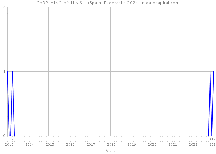 CARPI MINGLANILLA S.L. (Spain) Page visits 2024 