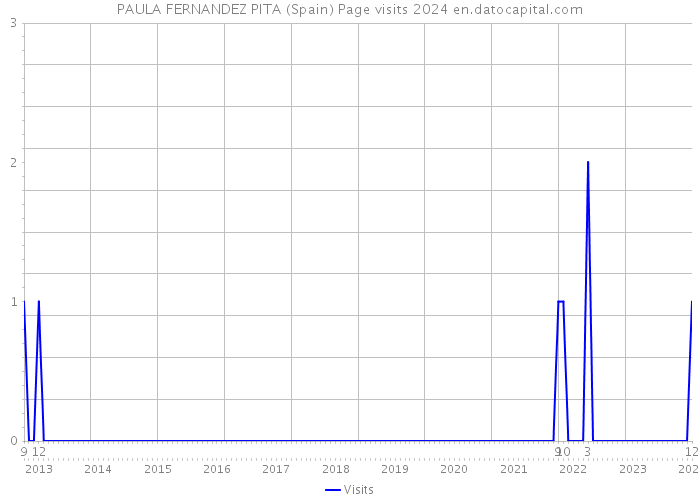 PAULA FERNANDEZ PITA (Spain) Page visits 2024 