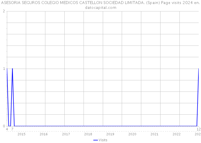 ASESORIA SEGUROS COLEGIO MEDICOS CASTELLON SOCIEDAD LIMITADA. (Spain) Page visits 2024 