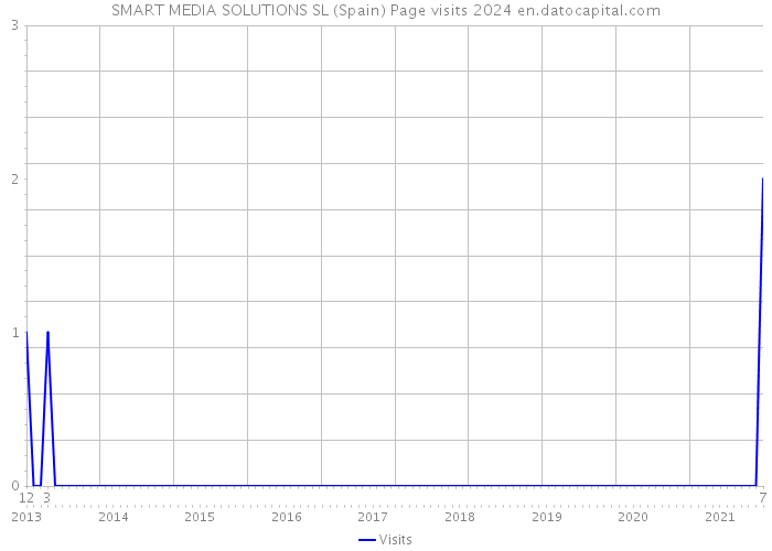 SMART MEDIA SOLUTIONS SL (Spain) Page visits 2024 