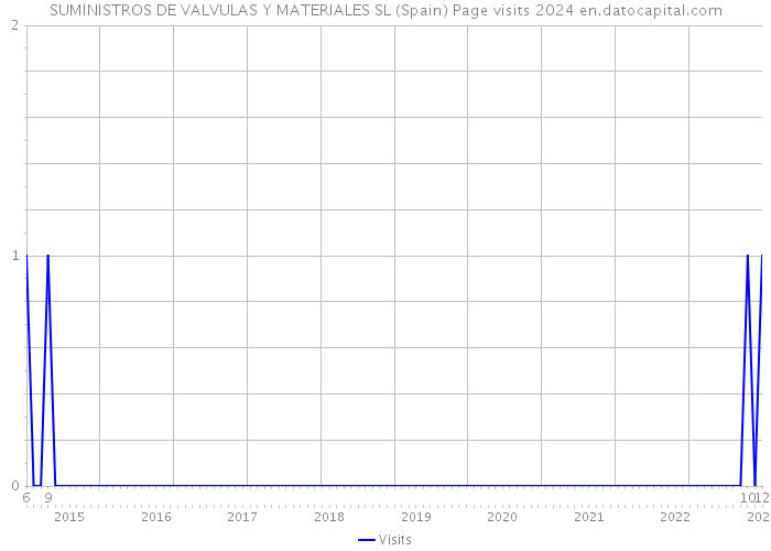 SUMINISTROS DE VALVULAS Y MATERIALES SL (Spain) Page visits 2024 