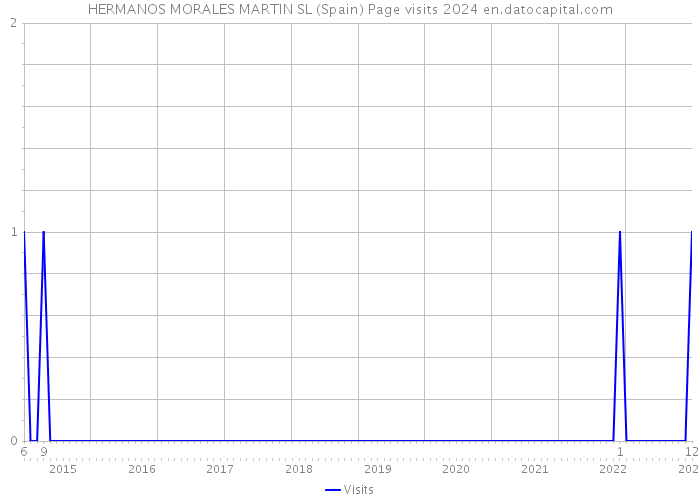 HERMANOS MORALES MARTIN SL (Spain) Page visits 2024 