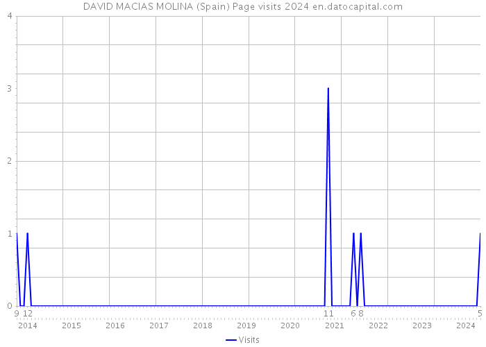 DAVID MACIAS MOLINA (Spain) Page visits 2024 