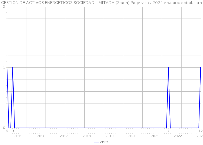 GESTION DE ACTIVOS ENERGETICOS SOCIEDAD LIMITADA (Spain) Page visits 2024 