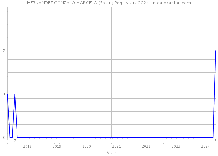 HERNANDEZ GONZALO MARCELO (Spain) Page visits 2024 