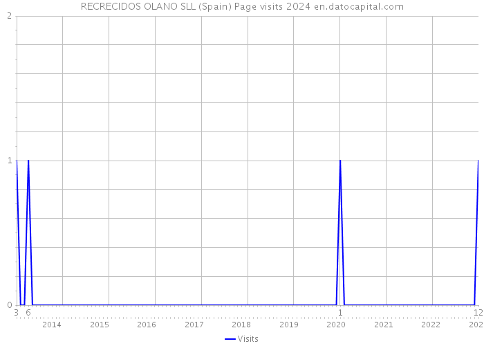 RECRECIDOS OLANO SLL (Spain) Page visits 2024 