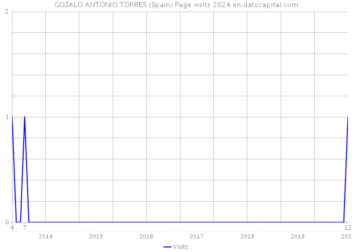 GOZALO ANTONIO TORRES (Spain) Page visits 2024 